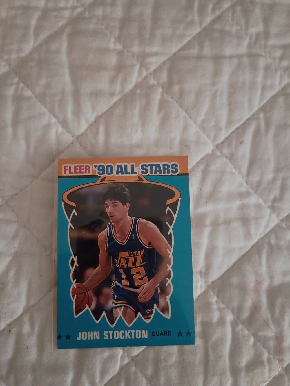 1990-91 Fleer All-Stars John Stockton Utah Jazz